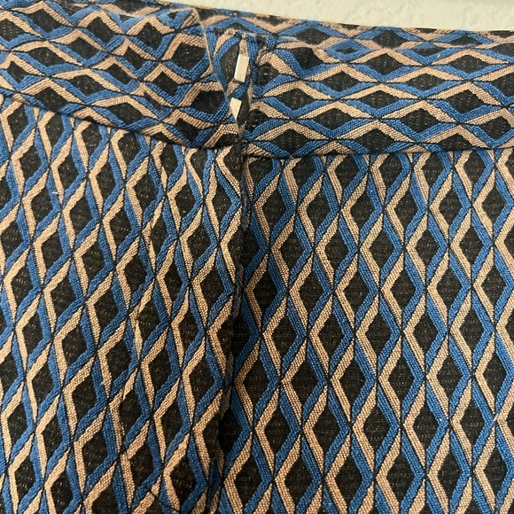 Worthington Geometric Ankle Crop Pants Size 14 Career Office Cigarette Pants - Picture 6 of 10